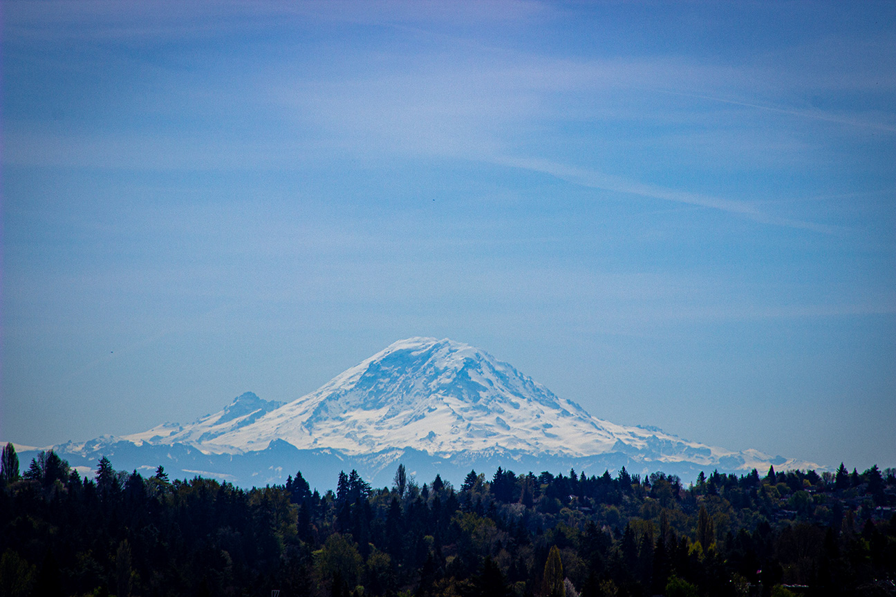 Mount Rainier from the Hans Rosling Center